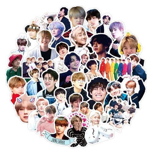 Stickers 50 pcs  BTS army KPOP suga jin jimin v j-hope by BEN ACCESSORIZE shop
 Fiche Technique et Prix au Maroc