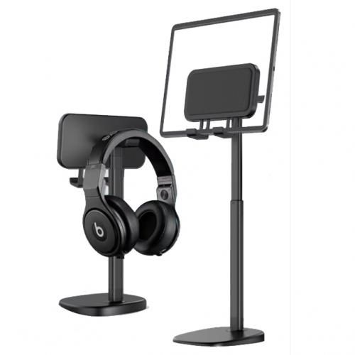 Support de tablette iPad de bureau et Casque ,Support stable et anti-basculement
 Fiche Technique et Prix au Maroc