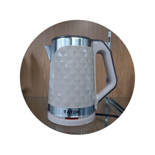 TATCH Bouilloire Electrique Gd.Md 2.2L Design Diamant Corps INOX Prix Pas Cher - Beige
 Fiche Technique et Prix au Maroc