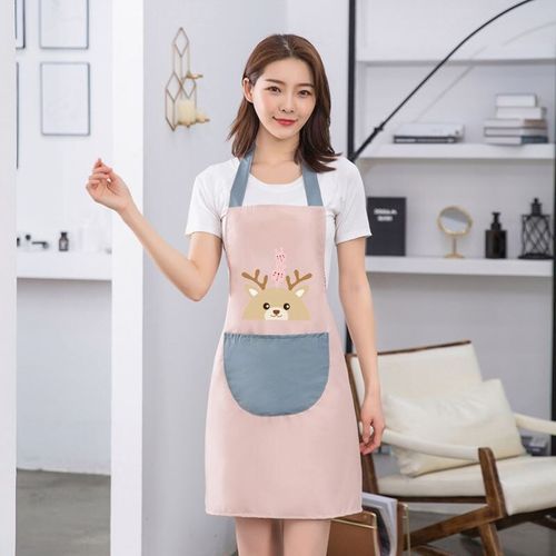 Tablier de cuisine imperméable à l'huile avec poche, Tablier pour ménage
 Fiche Technique et Prix au Maroc