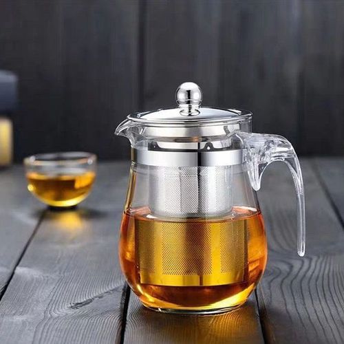 Théière de thé, café, Thé aux herbes avec infuseur en acier inoxydable - Bouilloire 600ml
 Fiche Technique et Prix au Maroc