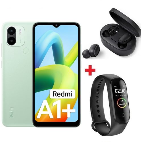XIAOMI Redmi A1+ 6.52" - 2GB + 32GB - 8MPx – Vert- Band + Écouteur
 Fiche Technique et Prix au Maroc