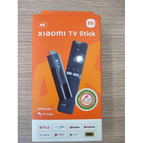 XIAOMI TV STICK 4K 2GB RAM -Android TV 11- 2023
 Fiche Technique et Prix au Maroc