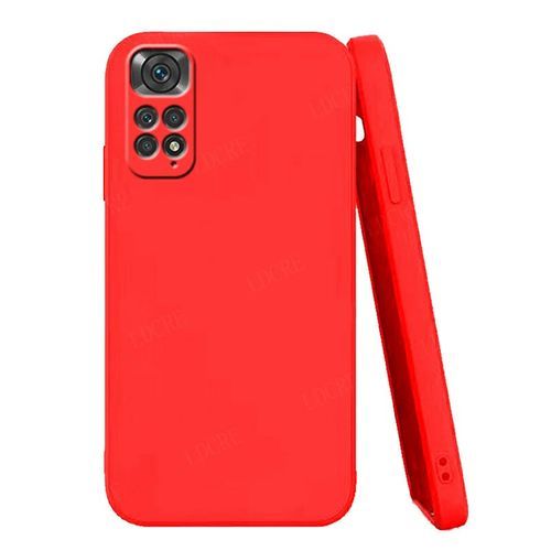 case Pour redmi note 11 Pro Protection Étui Antichoc silicon Rouge
 Fiche Technique et Prix au Maroc