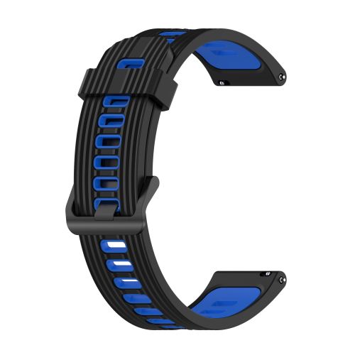Bracelet en Silicone 22mm pour Huawei Watch GT3 46mm / GT2 / GT2 Pro - Noir Bleu
 Fiche Technique et Prix au Maroc