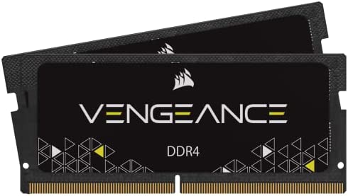 Corsair Vengeance SODIMM 32Go (2x16Go) DDR4 2400MHz CL16 Mémoire pour Ordinateurs Portables (Support des Processeurs Intel Core™ i5 et i7 de 6ème génération) Noir Fiche Technique et Prix au Maroc