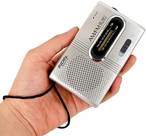 Pomrone Radios AM FM Portables,Radio de Poche Portable - Excellente réception, Haut-Parleur, Prise pour écouteurs, Longue durée, 2 Piles AA Fiche Technique et Prix au Maroc
