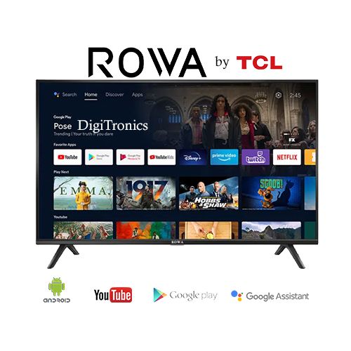 ROWA Smart Tv 32" Android officielle™ HD by TCL - Dolby Audio™ - HDR™
 Fiche Technique et Prix au Maroc