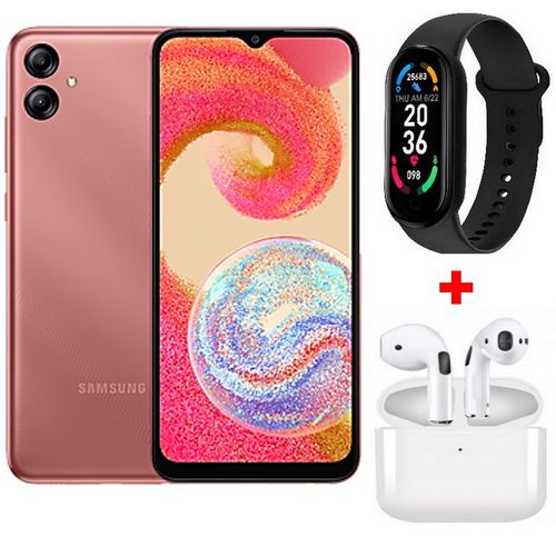 Samsung Galaxy A04 E 6.6" 4G LTE (3GB RAM + 32GB ROM) - 13 Mpx - Copper +Kit + Montre
 Fiche Technique et Prix au Maroc