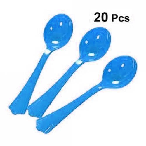 20 cuillères en Plastique bleu jetable
 Fiche Technique et Prix au Maroc