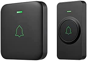 Sonnette sans Fil AVANTEK CB-11 Mini Sonnette de Porte 300M Étanche Kit de Carillon Electronique avec Un Récepteur Enfichable, 52 Mélodies au 5 Niveaux Volumes pour Maison, Bureau, Hôtel, etc (Noir) Fiche Technique et Prix au Maroc