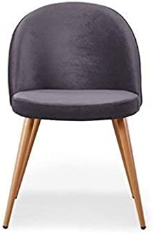 Menzzo Tartan Lot de 4 Chaises, Velours, Gris, 50,5Avis,  Fiche Technique et Prix au Maroc