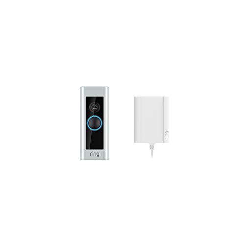 Ring Video Doorbell Pro + adaptateur secteur | Sonnette connectée avec caméra vidéo HD 1080p, visiophone, extérieur étanche, audio bidirectionnel | Essai gratuit 30 jours à Ring Protect Avis, Fiche Technique et Prix au Maroc
