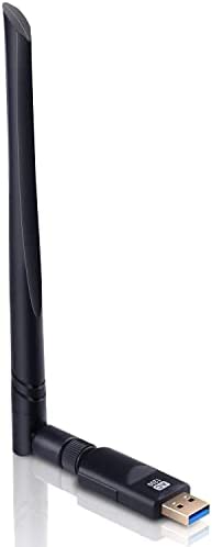 LINKAVENIR Clé WiFi Puissante AC1200 Mbps, Carte WiFi USB, dongle WiFi, USB 3.0 Double Bande, 2.4G / 5GHz, MU-MIMO, Compatible avec Windows 11/10/8.1/8/7/XP, Mac OS X Fiche Technique et Prix au Maroc