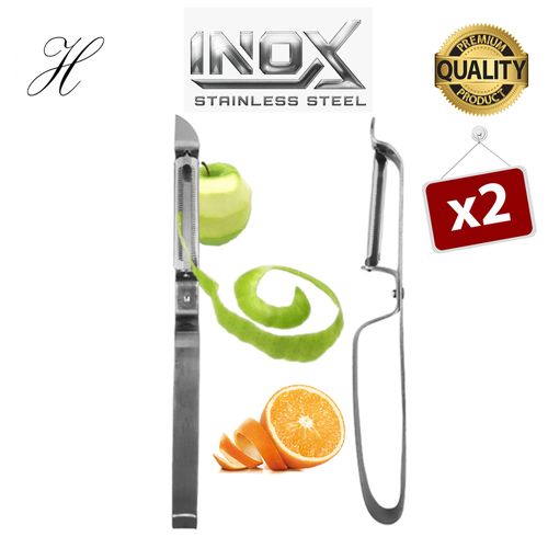 2*Couteaux pour couper, éplucher et enlever la pourriture des légumes et des fruits
 Fiche Technique et Prix au Maroc