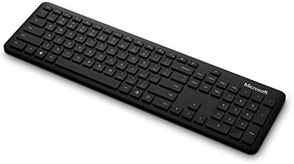 Microsoft – clavier Bluetooth pour PC, ordinateurs portables compatible Windows, Mac, Chrome OS (épuré, moderne, pavé numérique, touches Office365 & Emoji) – Noir (QSZ-00005) - AZERTY Fiche Technique et Prix au Maroc