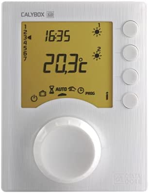 Delta Dore Gestionnaire d'énergie 1 à 3 zones Calybox 230 pour chauffage électrique fil pilote. Chauffage connecté | Programmation - 6050392 Blanc Taille unique Avis, Fiche Technique et Prix au Maroc