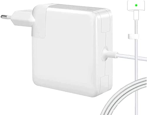 Compatible avec Le Chargeur Macbook Air 85W, Magnétique T-Tip Adaptateur d'alimentation Compatible with Mac Book Air 11" 13"-Mid 2012/2013/2014/2015/2017/2018 pour Modèles A1436 A1466 A1465 A1435 Fiche Technique et Prix au Maroc