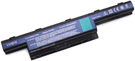 vhbw Batterie Compatible avec Acer Aspire 7552, 7552G, 7741G, 7741Z, 7741ZG, 7750, 7750G, AS4551-2615 Ordinateur Portable (4400mAh, 11,1V, Li-ION) Fiche Technique et Prix au Maroc