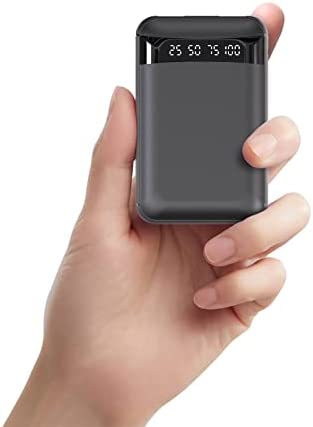 JVGoal Power Bank 10000mAh, Petit Chargeur Portable avec Deux Sorties USB, Entrée USB C, Affichage Numérique LCD Batterie Externe Compatible pour iPhone, Huawei, Samsung, Xiaomi (Noir) Fiche Technique et Prix au Maroc