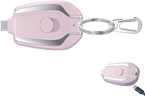 Wukesify Chargeur de téléphone Porte-clés, Chargeur Mini Power Pod 1500mAh pour téléphone, Banque de Charge Rapide Externe Ultra-compacte pour Mini-Batterie pour téléphones Android Fiche Technique et Prix au Maroc