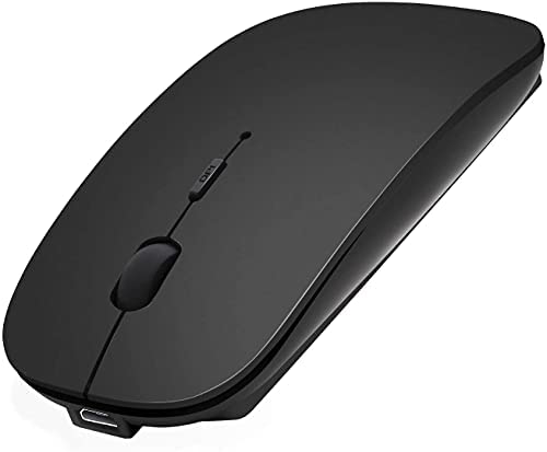 AE WISH ANEWISH Souris Bluetooth sans Fil Compatible avec Macbook/iPad/iPhone( iOS13.1.2 ou Supérieur)/PC, Mini Souris Silencieuse Rechargeable pour Android/Windows/Linux, 3 DPI Réglable NoirAvis,  Fiche Technique et Prix au Maroc