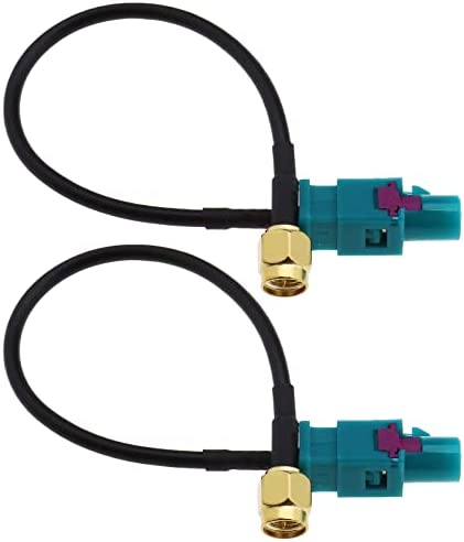 be in your mind Lot de 2 câbles adaptateurs universels Fakra Z vers SMA mâle - Pour antenne de véhicule GSM, GPS, DAB, TV, accessoires automobiles - 15 cm Fiche Technique et Prix au Maroc