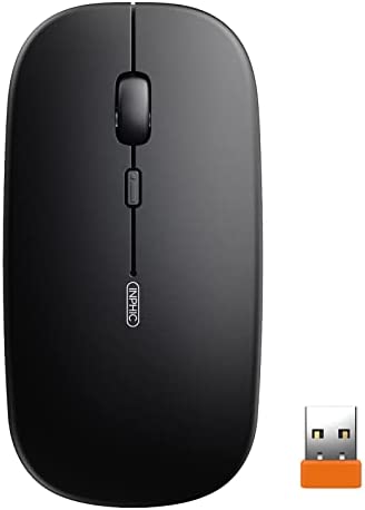 inphic Souris sans Fil Rechargeable, Mini Souris Optique sans Silence Click, Ultra Mince 1600 DPI pour Ordinateur Portable, PC, Ordinateur Portable, Ordinateur, Mac (Magic Noir) Fiche Technique et Prix au Maroc