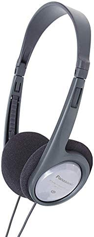 Panasonic RP-HT090 I Casque Audio (HP 30mm, Cordon 5m avec contrôleur de Volume, Adaptateur Jack 6,3 mm, Léger, Idéal Casque TV) Gris - Version Française Argent Fiche Technique et Prix au Maroc