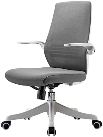 SIHOO Chaise de Bureau rotative à 360 °, Siege de Bureau Ergonomique en Maille avec Support Lombaire Confortable, accoudoirs Pliables et réversibles, Fauteuil de Bureau avec Roues en Nylon (Gris) Fiche Technique et Prix au Maroc