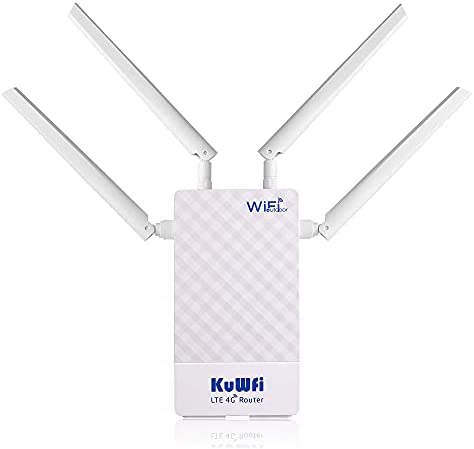 Box 4g, KuWFi Routeur de Carte SIM extérieur 4G LTE étanche 300 Mbps avec connecteur SMA routeur 4G avec Emplacement pour Carte sim Fonctionne avec Prise en Charge de la caméra IP B1/B3/B5/B7/B8/B20 Fiche Technique et Prix au Maroc