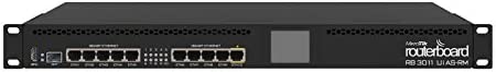 MikroTik RB3011UIAS-RM Routeur connecté Gigabit Ethernet Noir Fiche Technique et Prix au Maroc