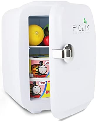 Mini réfrigérateur 2 en 1 petite glacière, 4 litres/6 canettes, réfrigérateurs à boissons, cosmétiques, mini glacière et maintien au chaud, réfrigérateurs de camping pour chambre CAC, camping, bureau Fiche Technique et Prix au Maroc