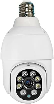 Deals -Caméra IP 360 degrés sans fil motorisée ampoule intérieure e27 Fiche Technique et Prix au Maroc