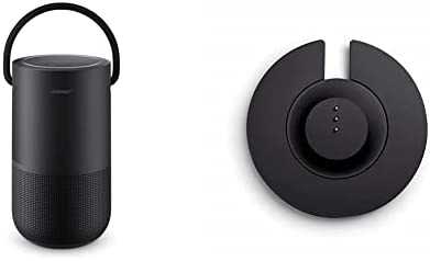 Bose Portable Smart Speaker - avec Contrôle Vocal Alexa Intégré, Noir & Socle de Chargement de l’Enceinte Bose Portable Home Speaker, Noir Fiche Technique et Prix au Maroc