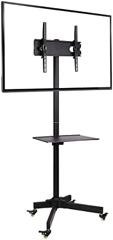 Ergosolid Falco-24 - Pied a roulettes réglable pour TV LCD LED 58cm -140cm (23"-55") jusqu'a 25 kg Inclinaison Fiche Technique et Prix au Maroc