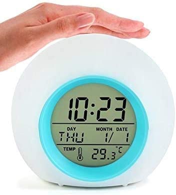 Réveils numériques pour les Enfants, Réveil Veilleuse LED Numerique Lampe, Des gamins Dessin animé Chambre Numérique Réveil Chevet Veilleuse La musique Réveillez [Classe énergétique A+] Fiche Technique et Prix au Maroc