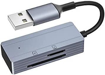 Lecteur de Carte SD, TargetGo Adaptateur de Carte mémoire USB vers SD/Micro SD Prend en Charge SDHC/SDXC/MMC, Compatible avec Mac Windows Linux Chrome Fiche Technique et Prix au Maroc