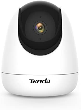 Tenda CP3 Caméra IP Surveillance WiFi, Caméra Bébé de Sécurité 1080P, Vision Nocturne, Détection de Mouvement, Audio Bidirectionnel Pan/Tilt, Rotation Horizontale 365° Verticale 155° Fiche Technique et Prix au Maroc