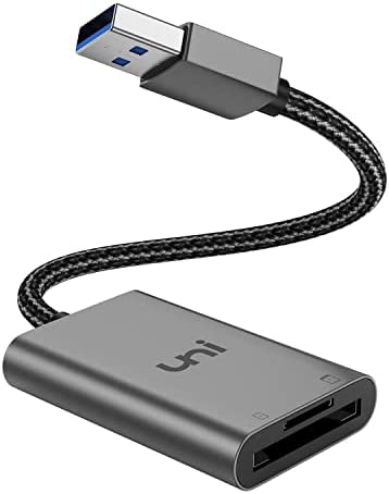 uni Lecteur de carte SD, 2 en 1 USB 3.0 vers carte SD/Micro SD, Aluminium Adaptateur Carte SD, Lecteur Carte Mémoire SD/TF pour cartes SD, SDXC, SDHC, MMC, Micro SDXC, Micro SD, Micro SDHC et UHS-I Fiche Technique et Prix au Maroc