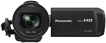 Panasonic V800 | Caméscope Full HD (Qualité vidéo Full HD 50p, Zoom optique LEICA 24x, Grand Angle 25mm, Ecran tact., Stabilisé, Double caméra, HDR, WiFi) Noir – Version Française Fiche Technique et Prix au Maroc