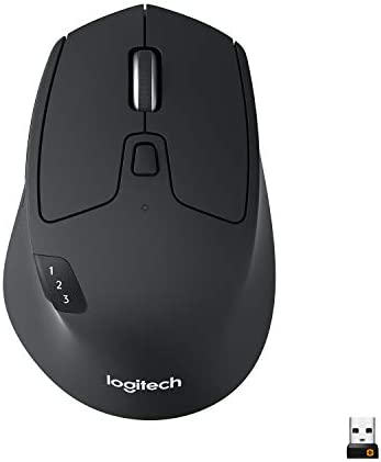 Logitech M720 Triathlon Souris Sans Fil Multidispositif, Bluetooth Récepteur USB, 1000 PPP, 6 Boutons Programmables, Piles 2 ans, Compatible Ordinateur Portable, PC, Mac, iPadOS - GrisAvis,  Fiche Technique et Prix au Maroc