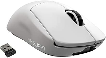 Logitech G PRO X SUPERLIGHT Souris Gaming sans Fil, Capteur Gaming HERO 25K, 25 600 PPP, Ultra-Léger avec 63g, 5 Boutons Programmables, Batterie Longue Durée, PC/Mac - Blanche, 1 unité (lot de 1) Fiche Technique et Prix au Maroc