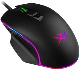 Thomson Souris Optique RGB Roxxor Hyperion Filaire USB avec dpi réglable jusqu'à 6400 7 BoutonsAvis,  Fiche Technique et Prix au Maroc
