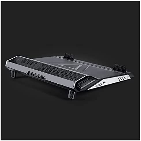 PAIHUIART Refroidisseur Ordinateur Portable Bloc De Refroidissement pour Ordinateur Portable De Jeu avec Éclairage LED pour Support De Refroidissement De 17 Pouces (Noir) Accessoires pour PC Fiche Technique et Prix au Maroc