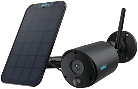 Reolink Caméra de Sécurité WiFi Extérieure sans fil à Batterie/énergie Solaire, Argus Eco + Panneau Solaire Noir, Détecteur PIR, Time Lapse 1080p, WiFi 2.4GHz, Vision Nocturne IR, Audio Bidirectionnel Fiche Technique et Prix au Maroc
