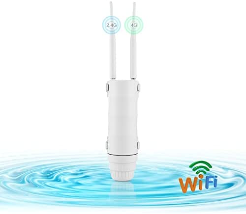 Routeur 4G Extérieur, KuWFi Routeur 4G LTE 150Mbps avec fente pour carte SIM, antenne à gain élevé, IP67 étanche, Antenne WiFi Exterieur Compatible avec les cartes SIM de la plupart des pays européens Fiche Technique et Prix au Maroc