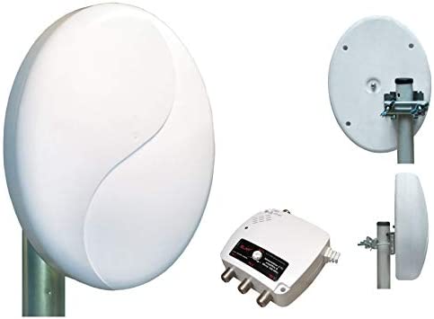 Elap Antenne de Toit TNT Active HD 50 Patch Blanc 240016 Fiche Technique et Prix au Maroc