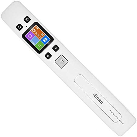 ECOiNVA iScan Scanner Baguette Magique Mini Poche Scanner portatif A4 Scanner Haute Vitesse avec écran LCD Aucune Fonction WiFi (White) Fiche Technique et Prix au Maroc