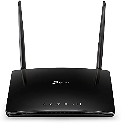 TP-Link Archer MR400 AC1200 Dual Band 4G Mobile Wi-Fi Router, SIM Slot Unlocked, No Configuration Required, Removable Wi-Fi Antennas, UK Plug , black Fiche Technique et Prix au Maroc